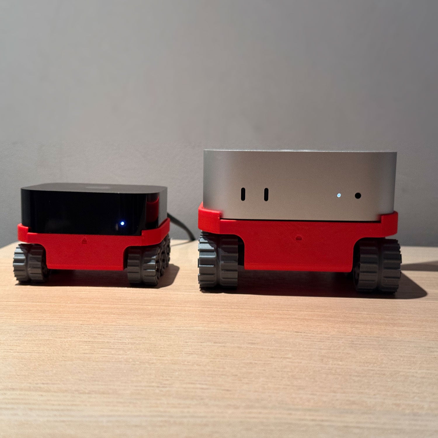 3D Printed Mars Rover Base for Mac Mini and TV Player Desk Organizer