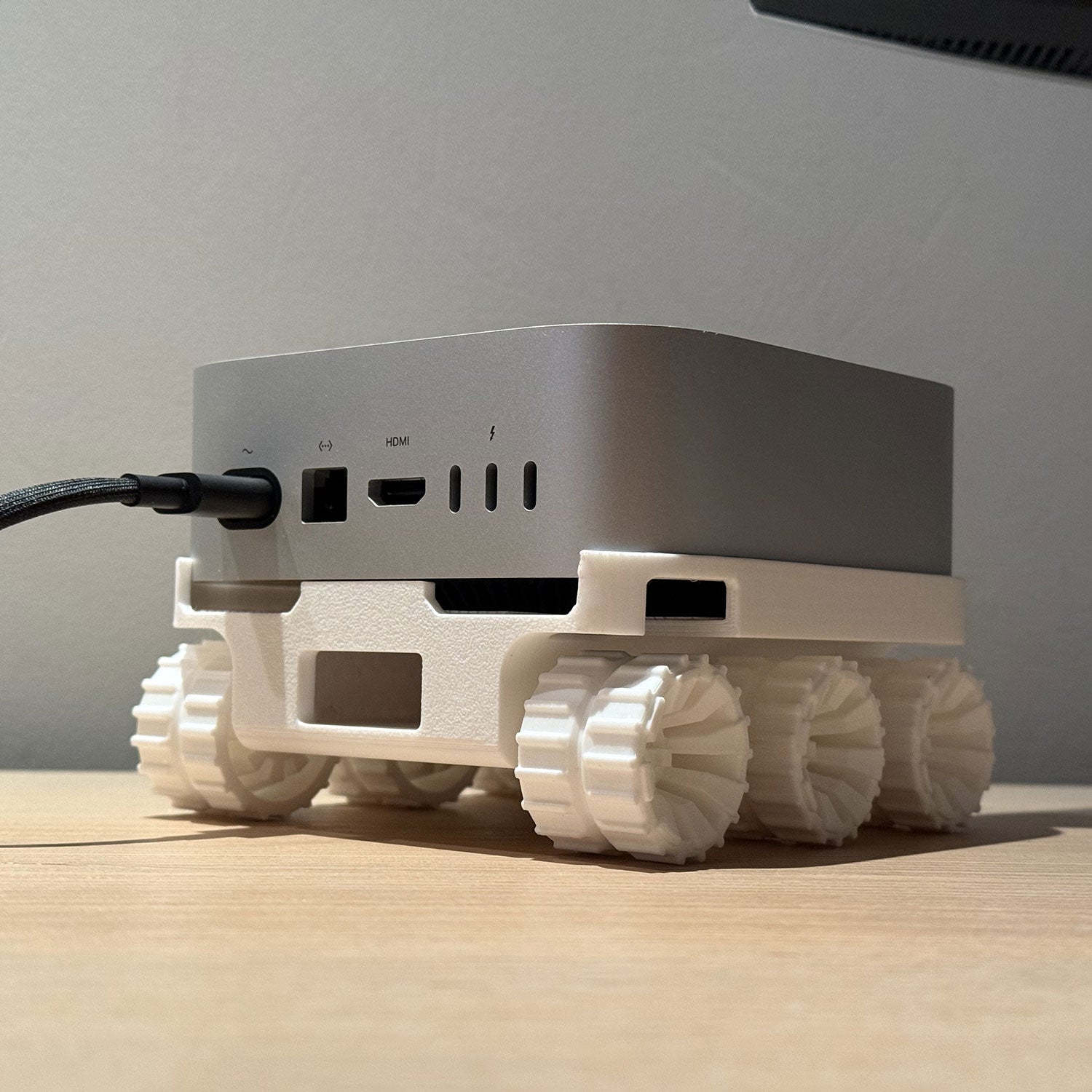 3D Printed Mars Rover Desk Organizer for Mac Mini